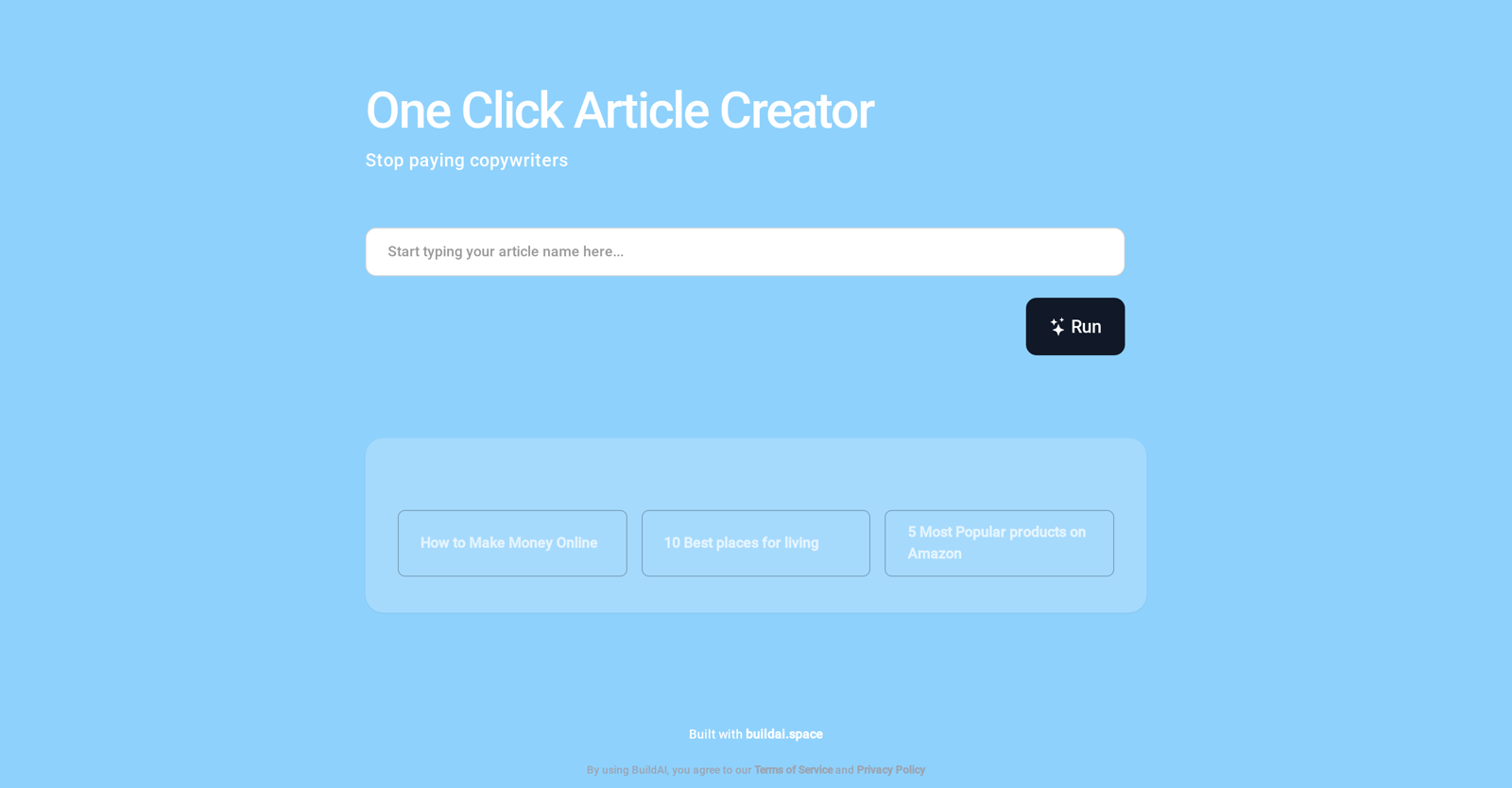 OneClickArticleCreator